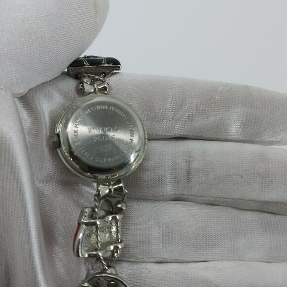 Studio C Charm Bracelet Fashion Purses Bags Enamel Cute Colorful Wristwatch - Picture 9 of 12